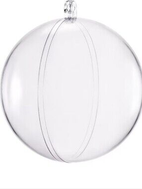 NWT Mangelsens Clear Ball Ornament Lot (22)--Ornament - Decoration 70mm (2 3/4")